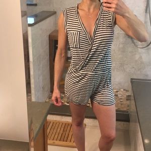 Striped romper